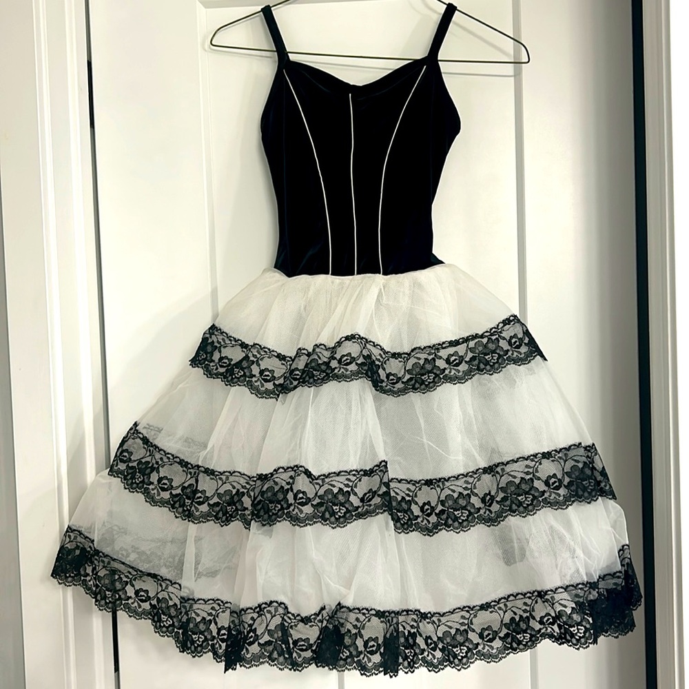Black velvet tutu